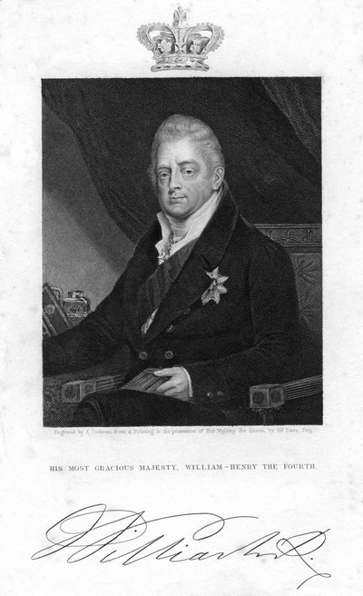 Guillaume IV du Royaume-Uni, 19ème siècle - J. Cochran