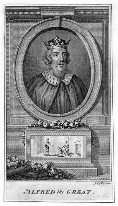 Alfred le Grand, 18e siècle - J. Collyer