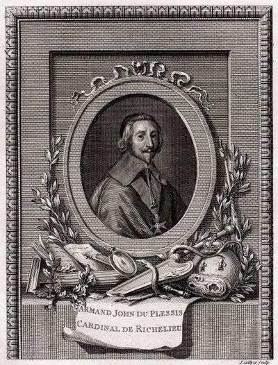 Armand Jean Du Plessis, Cardinal et Duc de Richelieu, 1775 - J. Collyer