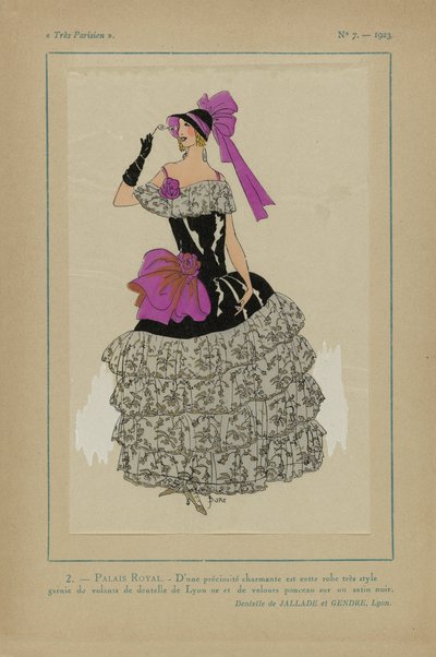 Très Parisien, 1923, No 7: 2 - PALAIS ROYAL. - D