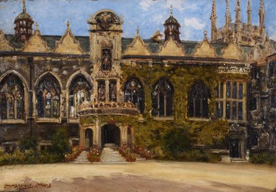 Oriel College - J. Edward Homerville Hague