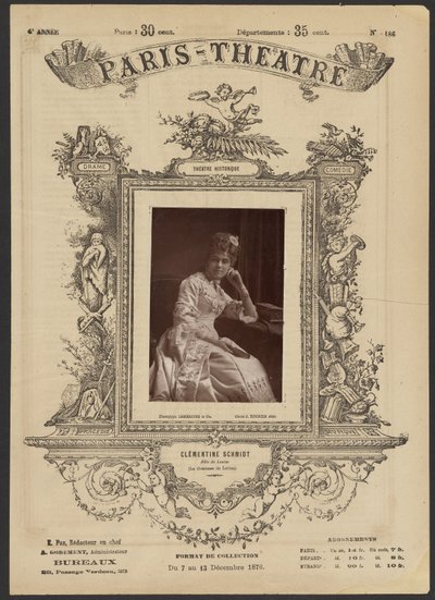 Paris Theatre : Clementine Schmidt - J. Émile Tourtin