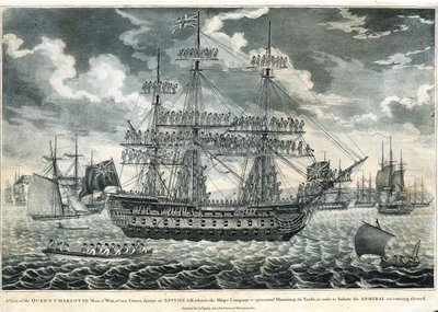 Vue du vaisseau de guerre 
