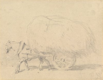 Un cheval tirant une charge de foin - J. Frederick Tayler