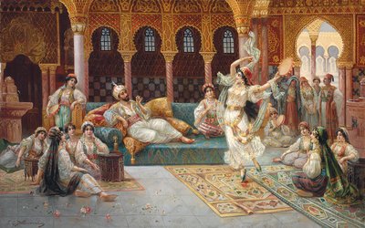 Une danse de harem - J. G. Delincourt