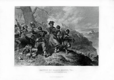Sauvetage du corps du colonel Edward Baker, bataille de Balls Bluff, Virginie, 1862-1867 - J. Godfrey