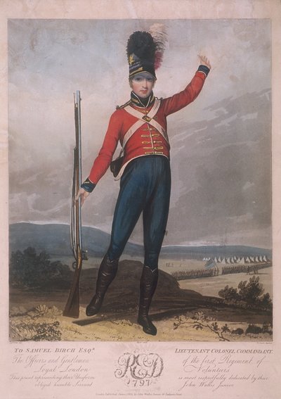 Figure militaire portant l