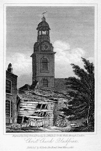 Christ Church, Blackfriars, Southwark, Londres, 1817 - J. Greig