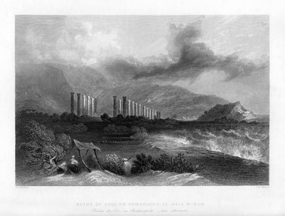 Les ruines de Soli, ou Pompeiopolis, Turquie - J. H. Kernot
