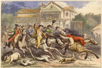 La célèbre chevauchée de John Gilpin - J. H. Nicholson