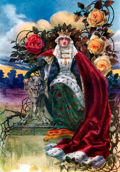 Une reine des roses, 1908-1909 - J. H. Valda