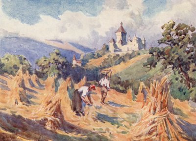 Château de Vufflens, au-dessus de Lausanne - J. Hardwicke Lewis