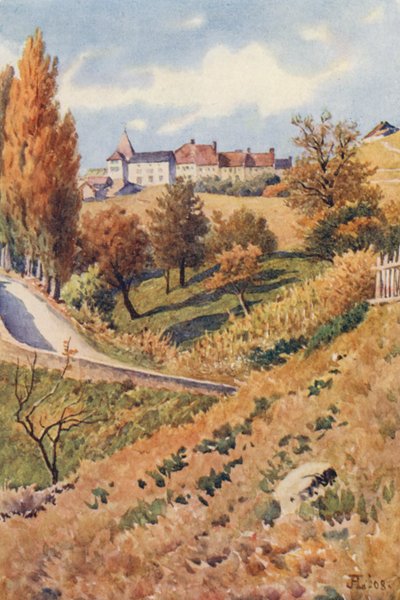 Grandvaux depuis Cully - J. Hardwicke Lewis