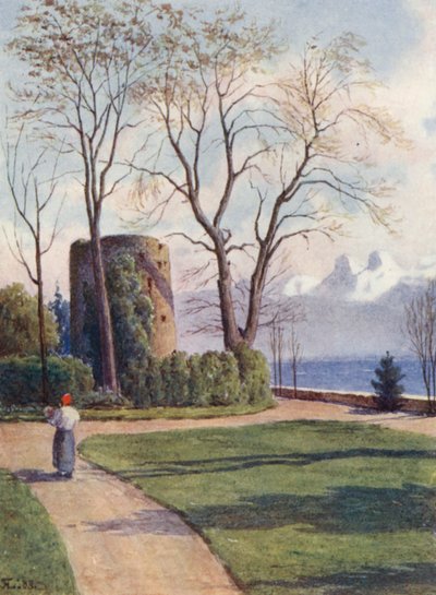 La Tour de Haldimand, Quchy, Lausanne - J. Hardwicke Lewis