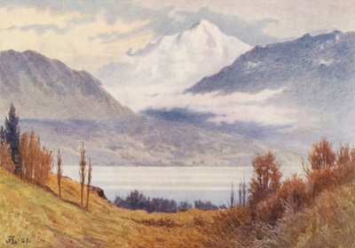 Mont Blanc depuis Morges - J. Hardwicke Lewis