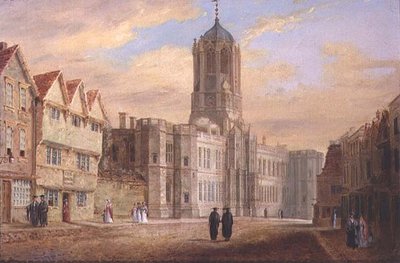Oxford : Tom Tower et la façade ouest du Christ Church College - J. Harwood
