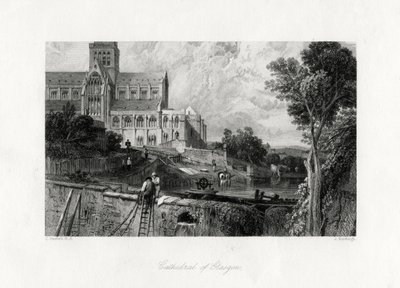 Cathédrale de Glasgow, Écosse, 19ème siècle - J. Horsburgh
