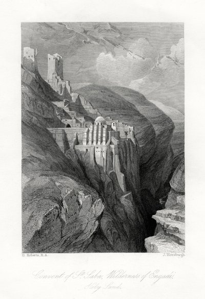 Le couvent de Saint-Saba, désert d