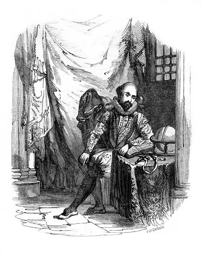Sir Walter Raleigh dans la Tour de Londres, 1603-1616 - J. Jackson