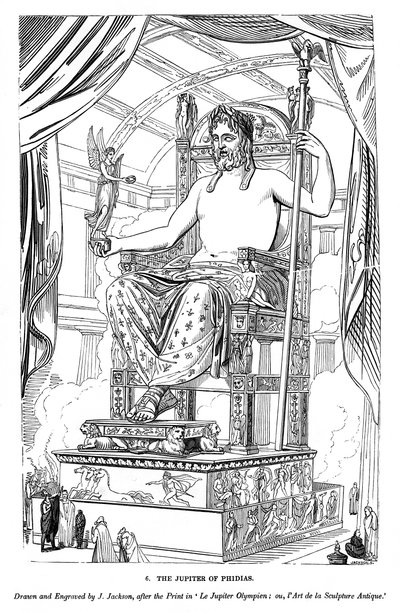 Le Jupiter de Phidias, 1843 - J. Jackson