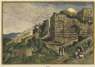 Safed. De : Palestine pittoresque, Sinaï et Égypte - J. Johnstone