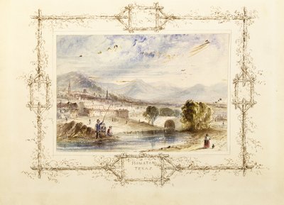 Vue de Houston, vers 1846 - J. Kick