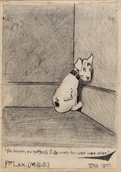 Pas de dîner, rien du tout, je souhaite que la guerre soit finie, 1917 - J. Lax