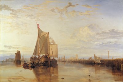 Dort ou Dordrecht - Le bateau de Dort de Rotterdam calmé - Joseph Mallord William Turner