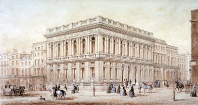 Vue du Army and Navy Club sur Pall Mall, Westminster, Londres - J Marchant