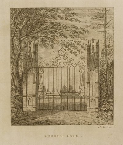 Porte de jardin à Strawberry Hill - J. Morris