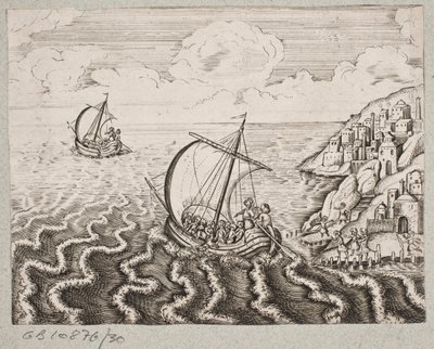 Illustration pour Adam Olearius, "Persianischer Rosenthal von einem Sinnreichen Poeten Schich Saadi [...]", Schleswig 1660 - J. Muller