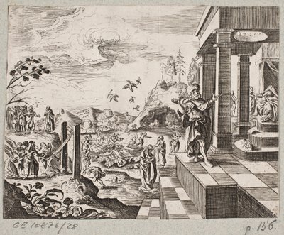 Illustration pour Adam Olearius, “Persianischer Rosenthal von einem Sinnreichen Poeten Schich Saadi [...]”, Schleswig 1660 - J. Muller