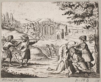 Illustration pour Adam Olearius, "Persianischer Rosenthal von einem Sinnreichen Poeten Schich Saadi [...]", Schleswig 1660 - J. Muller