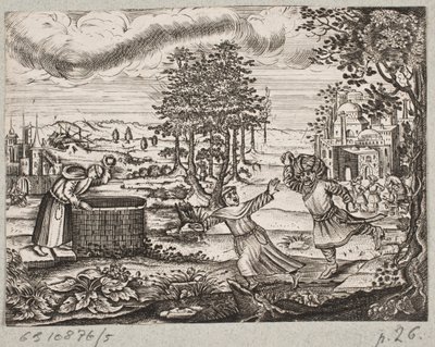 Illustration pour Adam Olearius, "Persianischer Rosenthal von einem Sinnreichen Poeten Schich Saadi [...]", Schleswig 1660 - J. Muller