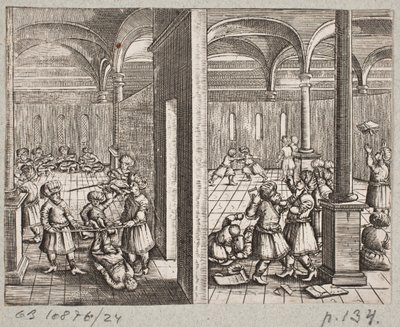 Illustration pour Adam Olearius, "Persianischer Rosenthal von einem Sinnreichen Poeten Schich Saadi [...]", Schleswig 1660 - J. Muller