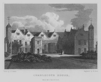 Charlecote House, Warwickshire (gravure) - John Preston Neale
