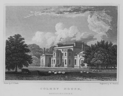 Colney House, Hertfordshire - John Preston Neale