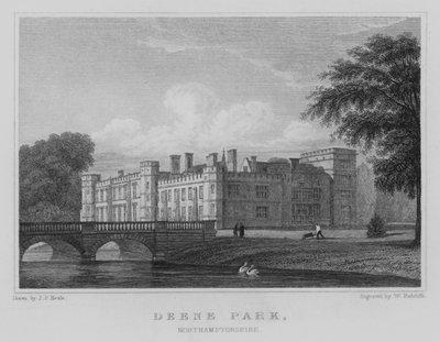 Deene Park, Northamptonshire - John Preston Neale