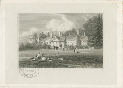 Hagley Hall : gravure, nd [1780-1847] - John Preston Neale