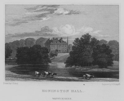 Honington Hall, Warwickshire (gravure) - John Preston Neale