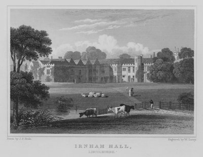 Irnham Hall, Lincolnshire - John Preston Neale