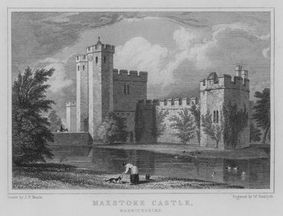 Château de Maxstoke, Warwickshire - John Preston Neale