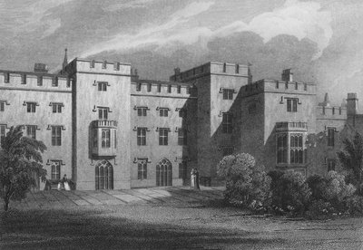 La maison du Président, Westminster, Façade sur la rivière - John Preston Neale