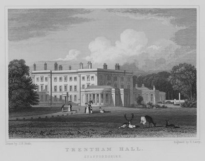Trentham Hall, Staffordshire - John Preston Neale
