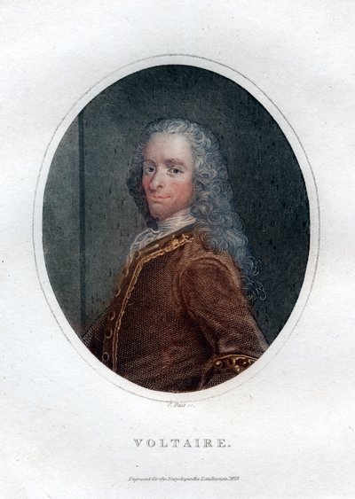 François Marie Arouet Voltaire, écrivain et satiriste français du XVIIIe siècle - J. Pass