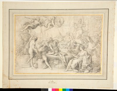 Composition allégorique - J. Piciari