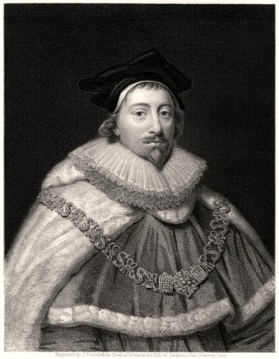 Sir Edward Coke, Recorder de Londres, XIXe siècle - J. Posselwhite