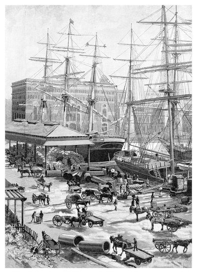 Transport maritime, Circular Quay, Sydney, Nouvelle-Galles du Sud, Australie - J. R. Ashton