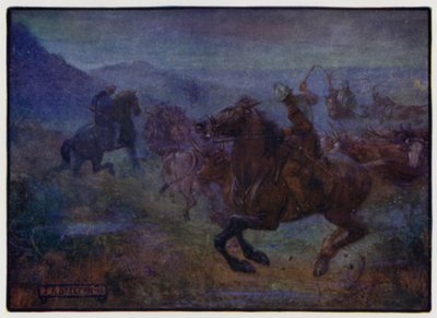 Raid dans les frontières anglo-écossaises par les Border Reivers, début du XVIe siècle - J. R. Skelton