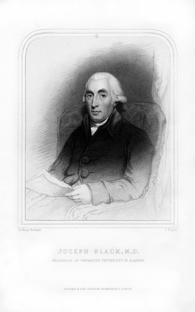 Joseph Black, physicien et chimiste écossais, 1870 - J. Rogers
